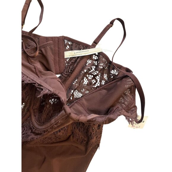 Anthropologie Black Lace Bodysuit NWT - Picture 8 of 9